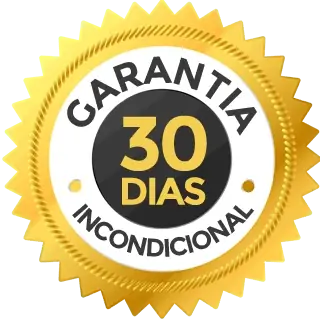 Garantia de 30 dias ou devolvemos seu dinheiro
