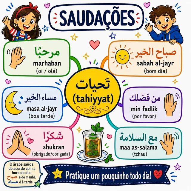Mapa mental: Saudações